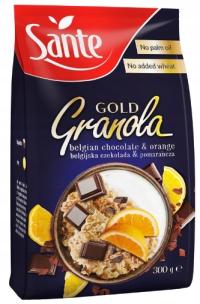 Гранола Золотой шоколад апельсин - Sante-300г