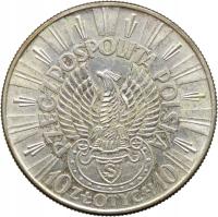 II RP, 10 złotych 1934, Piłsudski, Orzeł Strzelecki, st. 2/2+, BARDZO ŁADNA