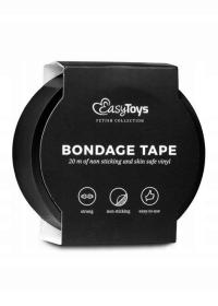 Nieklejąca Czarna Taśma Do BDSM - Bondage Tape