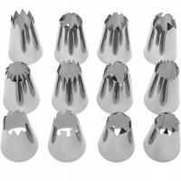 Большие приклады кондитерские, декоративные для тортов, тортов, выпечки 12 шт.