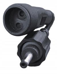 Przejściówka wodoszczelna 15 cm WJ-GCHZ 12V LED CCTV Zasilanie