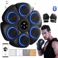 MUZYCZNY TRENING BOKSERSKI Z BLUETOOTH, ŚCIENNA TARCZA LED 9 TRYBÓW GRATIS