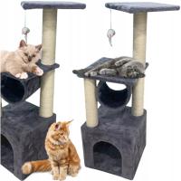 КОГТЕТОЧКА ДЛЯ КОШЕК ДОМИК КРОВАТЬ СТОЛБ МЫШЬ