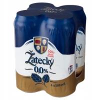 Безалкогольное пиво Zatecky банка 4x500ml