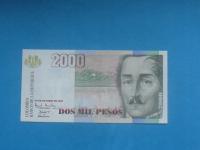 Kolumbia Banknot 2000 Pesos 2000 r. ! UNC P-451a