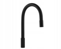 Elastyczna wylewka do baterii kuchennej czarna flex wężyk do kranu kranu