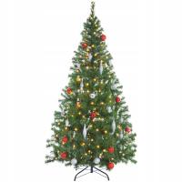 Рождественская елка трюк зеленый 180 см с огнями