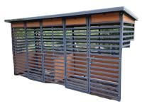 Навес для мусорных баков навес ящик для хранения сборка склад мусора