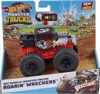 Hot Wheels Monster Trucks auto światło i dźwięk Bone Shaker HDX61