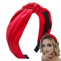 Повязка для волос широкий красный классический узел Узел тюрбан узел pin up