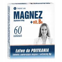 POLSKI LEK MAGNEZ + VIT. B6 60 tabl.