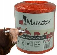 Многожильный провод плетеный оранжевый пастух для быков крупного рогатого скота 500 м