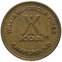 26900. Arizona - Kampground - token/żeton (5,49g, 25mm)