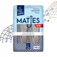 Matjias solony filet ze śledź atlantyckiego w oleju 240g Zigmas LITWA