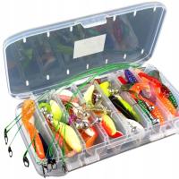 НАБОР ПРИМАНОК АССОРТИМЕНТ КОРОБКА JAXON 54 элемента !