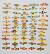 Etykiety cygarowe różne serie 60 szt.