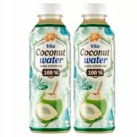 Кокосовая вода из молодых зеленых кокосов 1л Vita Coconut Water
