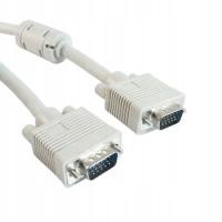 Kabel VGA (sygnał.15 pin) wtyk-wtyk +filtr- 3mb