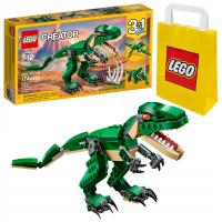 KLOCKI LEGO | CREATOR 31058 POTĘŻNE DINOZAURY 3W1 ZESTAW DLA DZIECI + TORBA