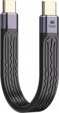 PRZEWÓD KABEL USB4 THUNDERBOLT 4 100W 40GB 8K 60Hz AV USB-C DO USB-C