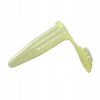Fiolka do proszków Pojemniczek do TABAKI Probówka z Nakrętką 0.5 ml YELLOW