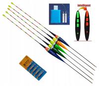 Светящиеся поплавки 5 шт набор 2,3,4,5,6 g батареи 7 шт зарядное устройство !