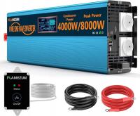 PRZETWORNICA NAPIĘCIA 24V do 230V SINUS 8000W PILOT + 2xUSB WYŚWIETLACZ LED