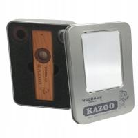 Drewniane KAZOO K-2W Woodman 1969 + ETUI + ZAPAS membrana + INSTRUKCJA GRY!