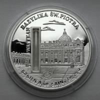 279. Sierra Leone SREBRO 10 dolarów 2010 Watykan - Bazylika Św. Piotra