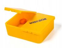 Kasetka dzienna na leki 2 przegródki na dobę (RANO WECZÓR)