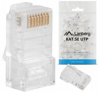 10 шт наконечник штекер RJ45 UTP Kat 5e кабель и провод LAN штекер 8p8c Lanberg