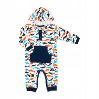 Makoma rampers niemowlęcy rozpinany pajacyk chłopięcy do spania