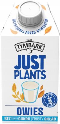 TYMBARK JUST PLANTS OWIES NAPÓJ ROŚLINNY BEZ DOD.CUKRU BEZ GLUTENU 500ML
