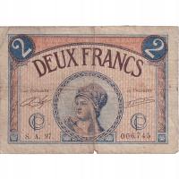 Francja, Paris, 2 Francs, 1920, VF(20-25), Pirot:9