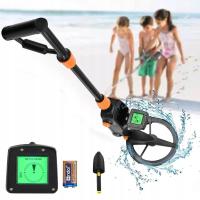 МЕТАЛЛОИСКАТЕЛЬ ПРОФЕССИОНАЛЬНЫЙ LCD IP68 ДЛЯ ДЕТЕЙ И ОХОТНИКОВ ЗА СОКРОВИЩАМИ