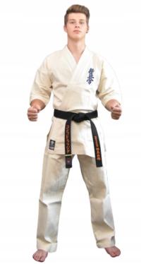 Karategi kimono kyokushin niebielone 180cm 12oz