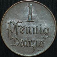 1 Fenig 1923 WMG - około menniczy - ORYGINAŁ