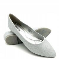 SEASTAR BALERINKI CC200P SREBRNE BALERINY BALETKA +