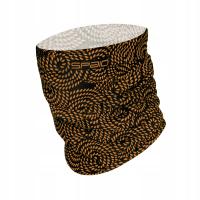 SPAIO KOMIN WIELOFUNKCYJNY BANDANA PLAY czarno pomarańczowa