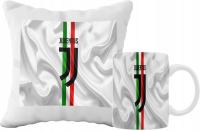 ZESTAW KUBEK I PODUSZKA DRUŻYNY PIŁKA POMYSŁ NA PREZENT SUPER WZORY