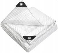 PLANDEKA 1,5x2 PRZEŹROCZYSTA ZBROJONA Wodoodporna 100g UV++