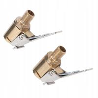 2 szt. Uchwyt pneumatyczny do opon z adapterem zaciskowym Mosiężna 6Q