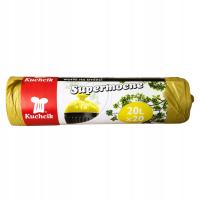 Worki Na Śmieci Żółte Mocne Trwałe 20L Do Segregacji Śmieci 20 Szt Kuchcik