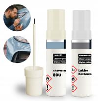 Zaprawka CHEVROLET 80U Zestaw 2w1: Lakier Bazowy + Bezbarwny z Pędzelkiem