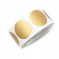 Скретч-карты наклейки золотые круглые 30 мм x100