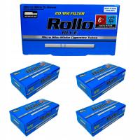 1000 ROLLO Blue Micro SLIM GILZ 5,5 мм (5X200) белый сигаретный наперсток