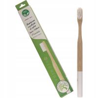 Naturalna Bambusowa Szczoteczka do zębów Biała