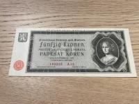 Czechy i Morawy - 50 koron - 1940 - specimen - UNC-