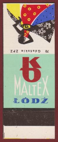 Łódź Maltex Zakłady Przemysłu Bawełnianego ZPZ Gdańsk 1970 filumenistyka