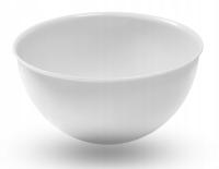 Miska Plastikowa Duża Kuchenna na Przekąski Owoce Sałatki Okrągła Biała 3L